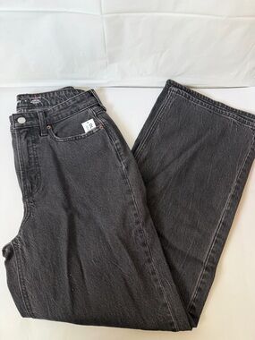 Old Navy Black Wide Leg Jeans - Flare Fit